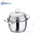 Stainless Steel Round cookware pot with stainless pot lid